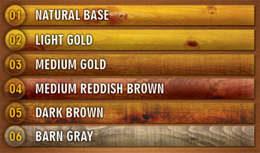 Q8 Log Home Oil Colors